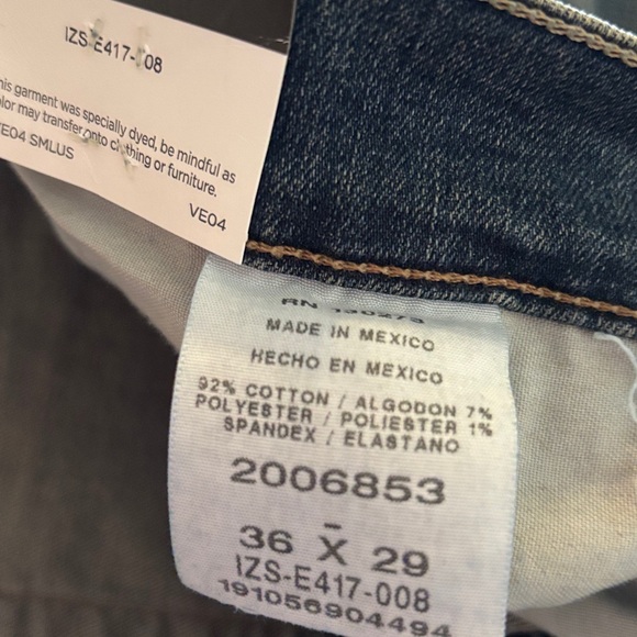 Size 36x29 Lee Jeans Classic Fit Straight Leg‎ Daredevil - Picture 2 of 2